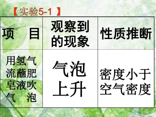 粤教初中化学九上《5.1 洁净的燃料—氢气》PPT课件 (9)