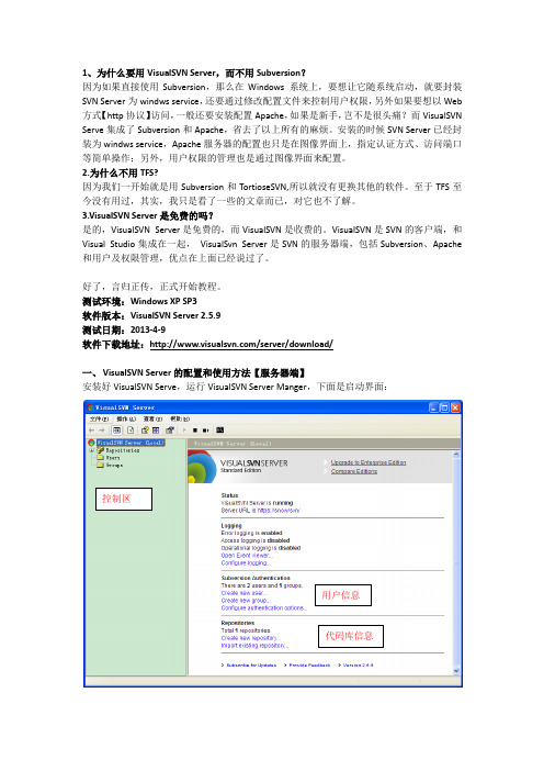 VisualSVN Server使用详解