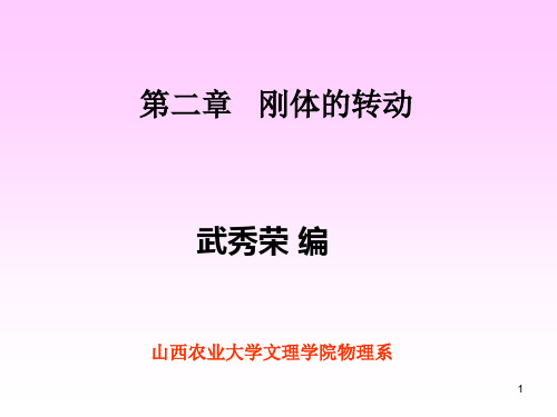 山西农业大学文理学院物理系PPT演示课件