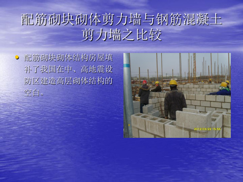 配筋砌块砌体剪力
