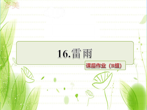 部编版二年级语文下册课后作业(B组-提升篇) (33)-优质课件