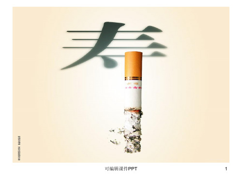 吸烟的主题班会ppt课件
