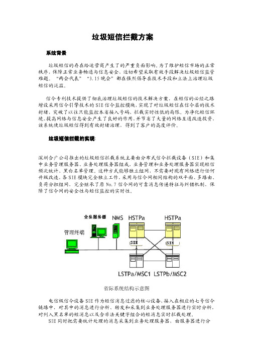 垃圾短信拦截方案