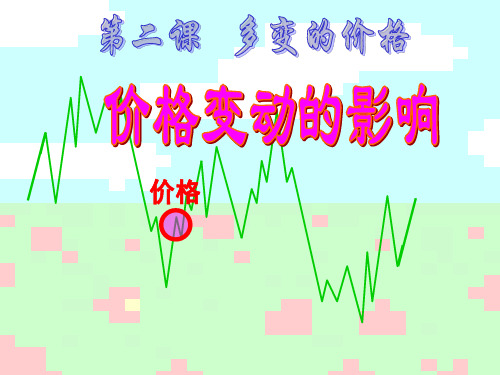 课件：价格变动的影响PPT