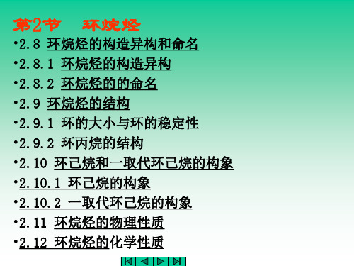 环烷烃的构造异构和命名.ppt