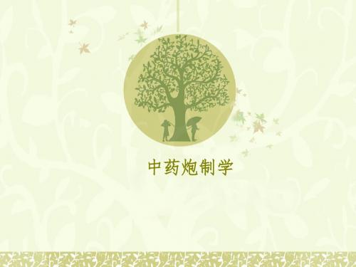 中药炮制学