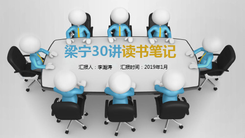 梁宁30讲读书笔记