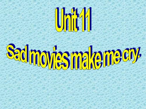 2020新目标九(下)Unit11 Sad movies make me cry. SectionB (3a-Self Check)