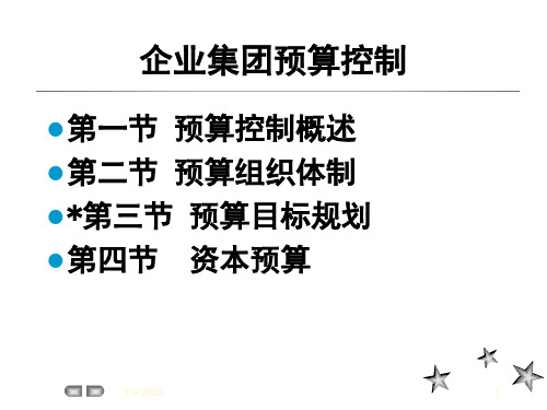bq企业集团预算控制(ppt 148)