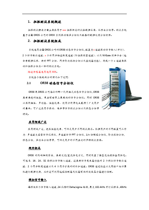 扭振测试系统方案