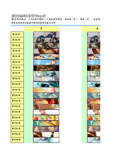 猜出生年月日游戏