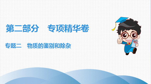 初中学业水平考试中考化学专题物质的鉴别和除杂专题训练