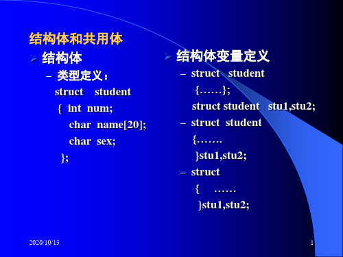 C言语教学chap1PPT课件