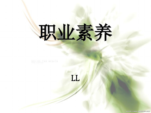 职业素养