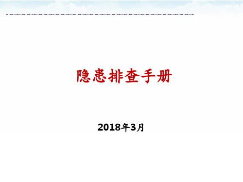 隐患排查手册(整改前后对比)PPT课件
