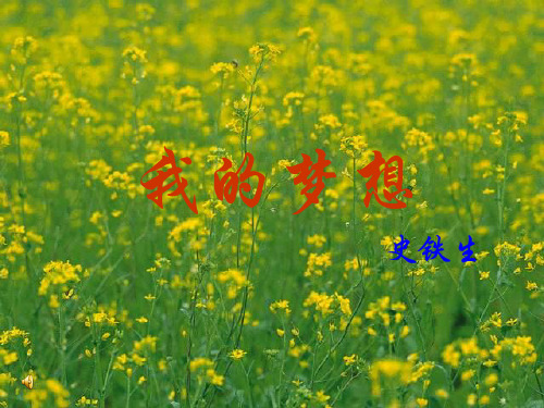史铁生《我的梦想》