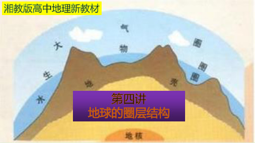 湘教版高中地理新教材必修一1.3地球的圈层结构(共28张PPT)