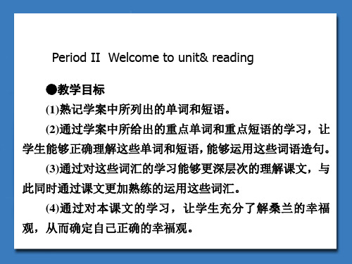 牛津译林版高中英语模块6 Unit 2 Period Ⅱ 课件