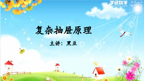 14 复杂抽屉原理