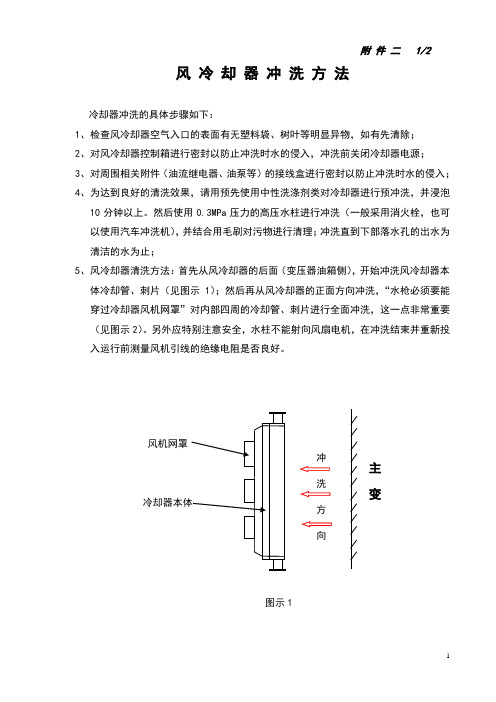 冷却器冲洗方法(附件二)