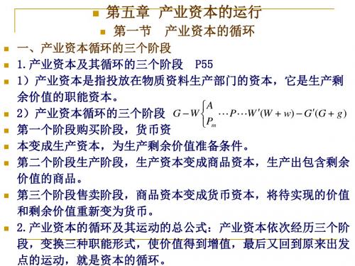 第五章产业资本的运行介绍