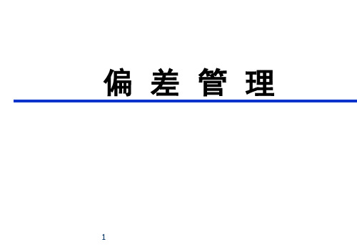 偏差处理