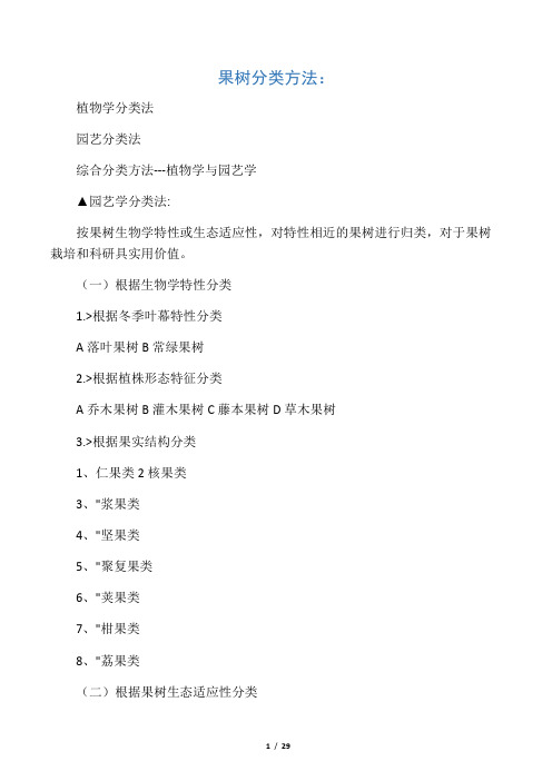 果树学