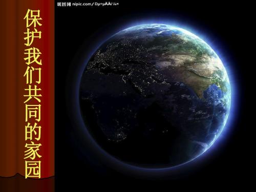 生物：第6章《生态环境的保护》课件