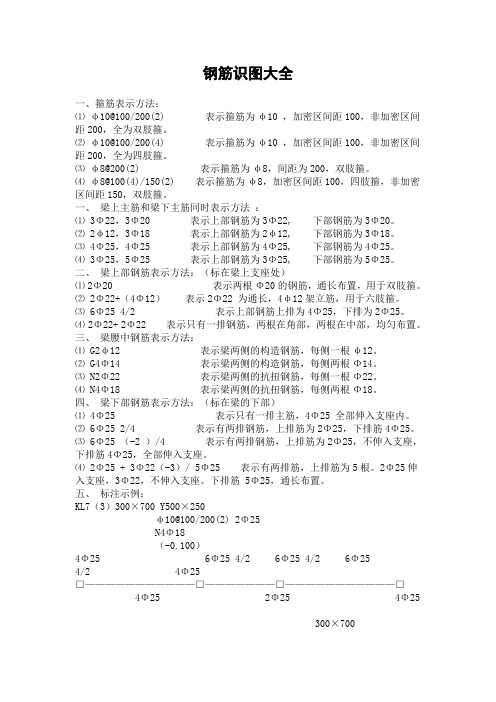 钢筋识图大全(1)