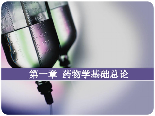 中职护理类课件-药物学基础课件(共22张PPT)第一章