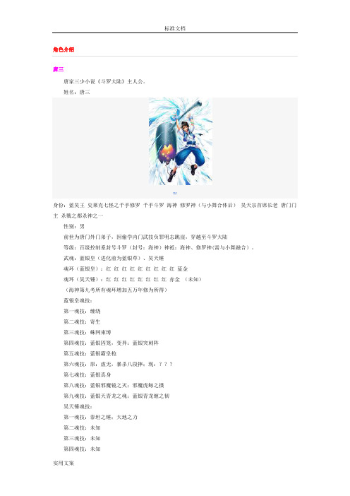 《斗罗大陆》简介