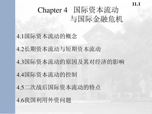 国际资本流动与国际金融危机(ppt 58页)