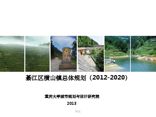 綦江区横山总规汇报11.1PPT课件