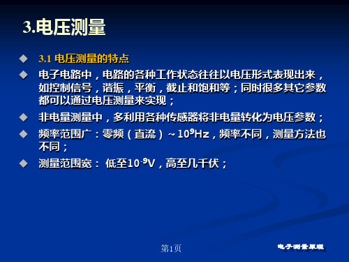 电压测量