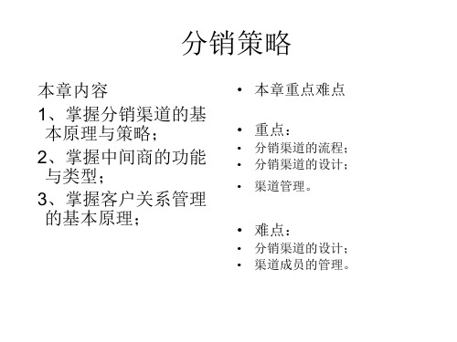 分销策略培训课件.pptx