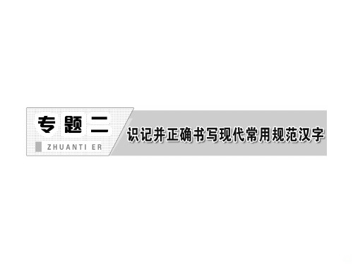 识记并正确书写规范汉字PPT课件