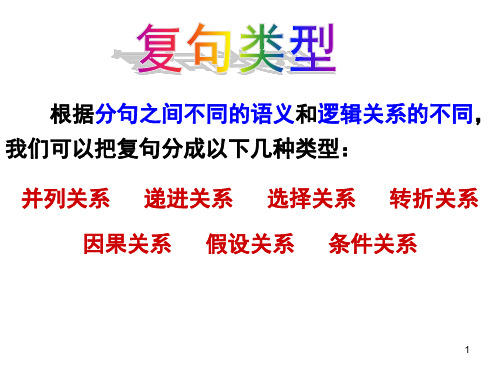 备战中考：关联词搭配ppt课件