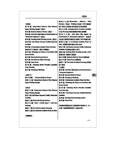 职称英语理工A阅读理解与完形填空押题 总结王霞、李玉芝、孙伟、建华、争锋等机构押题  附理工A词典版教程