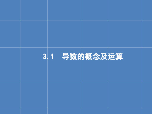 导数及其应用
