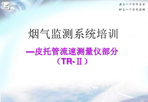 皮托管流速测量仪部分 教学ppt资料