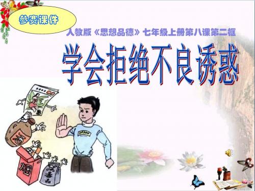 学会拒绝不良诱惑ppt优秀课件4 人教版