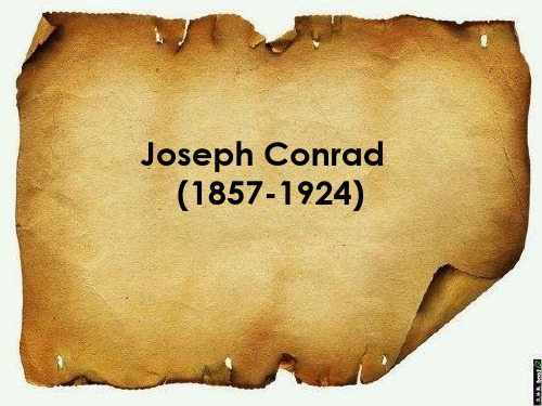 英国文学19 Joseph Conrad