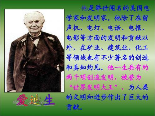 新人教课标版小学二年级语文下册  30  爱迪生救妈妈  课件
