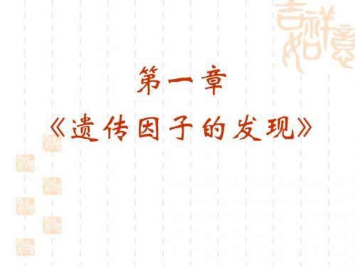 遗传因子的发现ppt2 精品课件