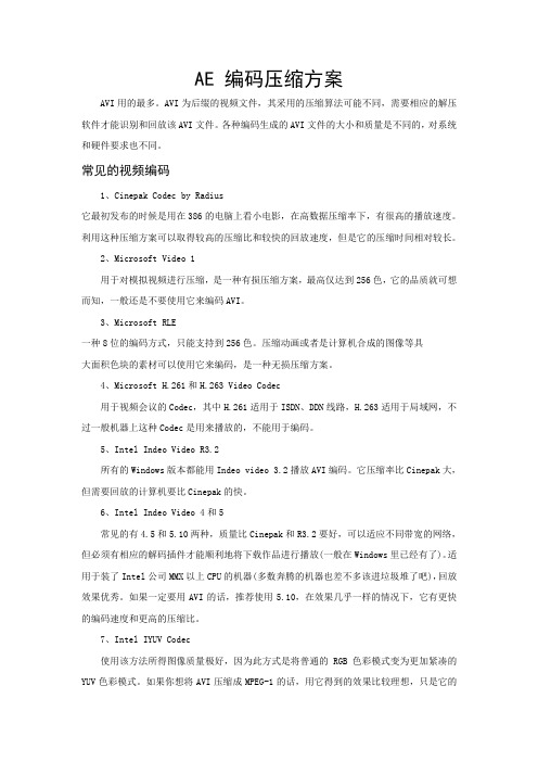AE的编码压缩方法