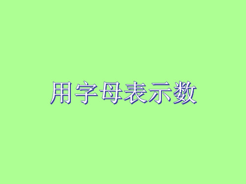 五年级上册数学课件-8 用字母表示数丨苏教版 (共24张PPT) (1)
