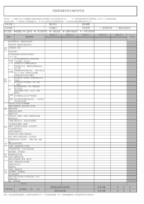 营销策划服务供方履约评价表.pdf