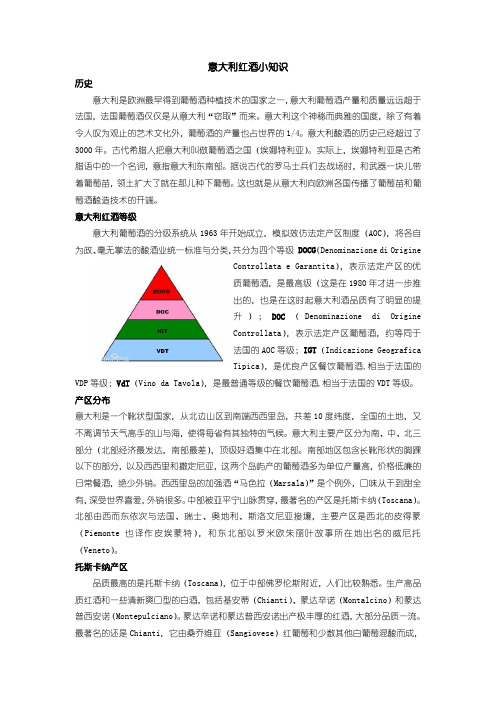 意大利红酒小知识