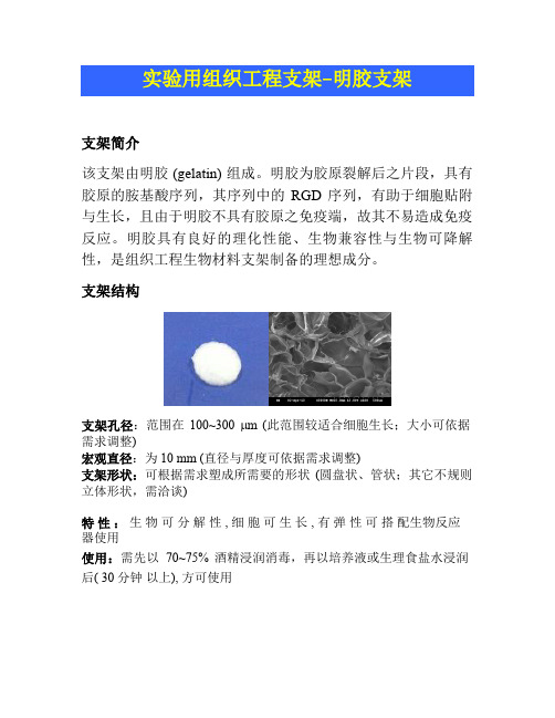 组织工程支架