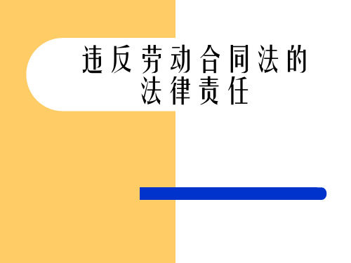 法律责任课件